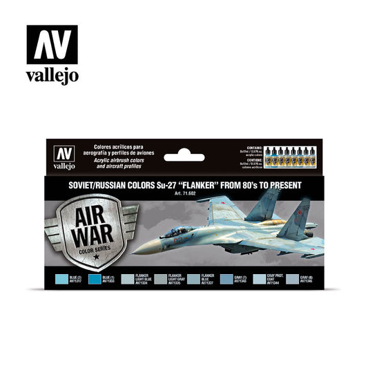 Vallejo Model Air Soviet and Russian Su-27 Flanker (1980s-now) Set