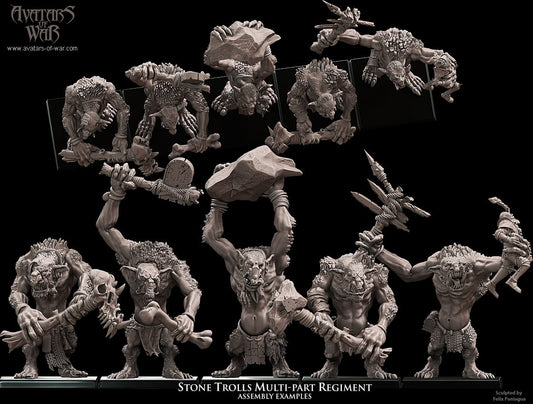 Stone Troll Multi-Part Regiment