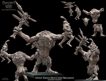 Stone Troll Multi-Part Regiment