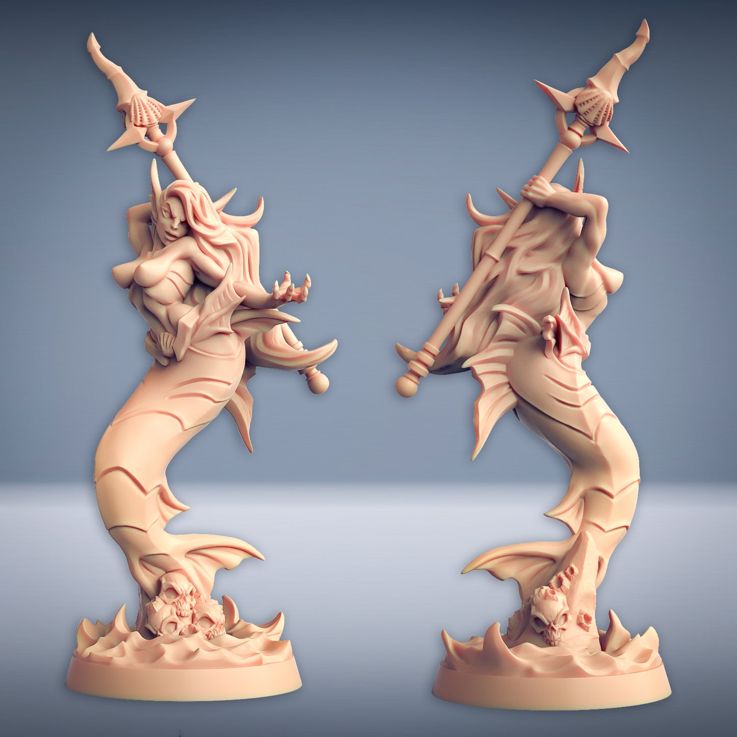Telaxia the Death-Tide Beauty [Pin Up] with scenic base