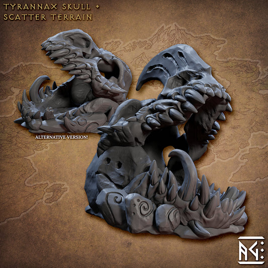 Horned Tyrannax Skull