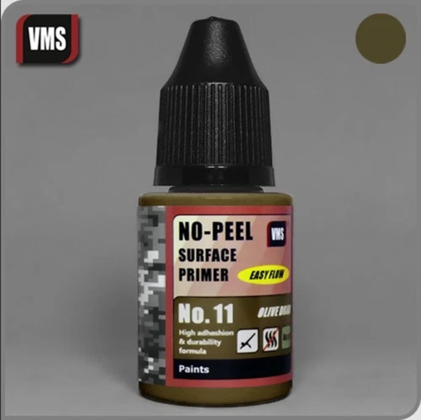 VMS No-Peel Primer Olive Drab (30ml)