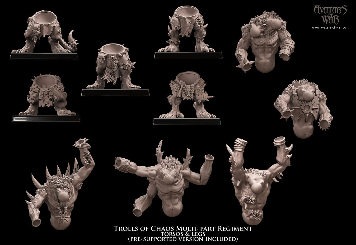 Trolls of Chaos Multi-Part Regiment