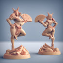 Tsuki the Oni Clan Beauty [Pin Up] with scenic base