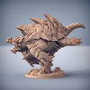 Dragonturtle Leviathan with scenic base