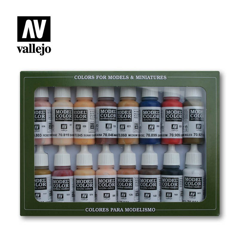 Vallejo Model Color Face and Skin Colours Set