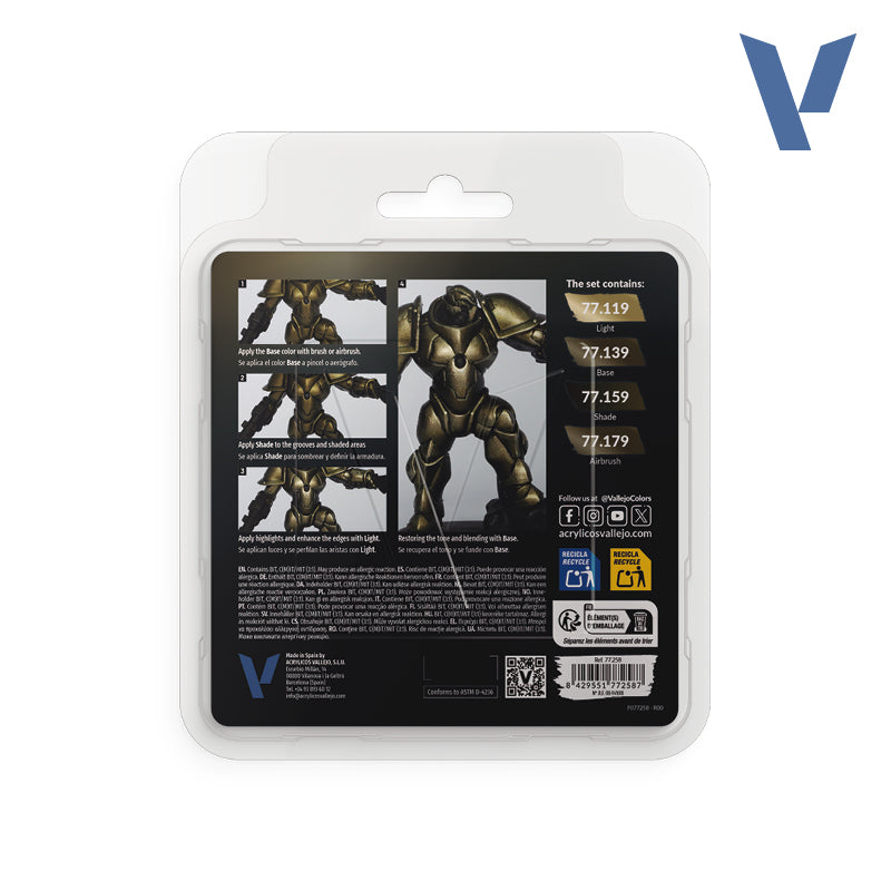 Vallejo TMM Aged Metal Set