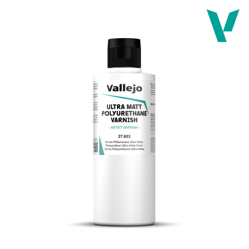 Vallejo Ultra Matt Polyurethane Varnish (200ml)