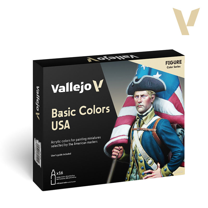 Vallejo Model Color Basic Colors USA Set
