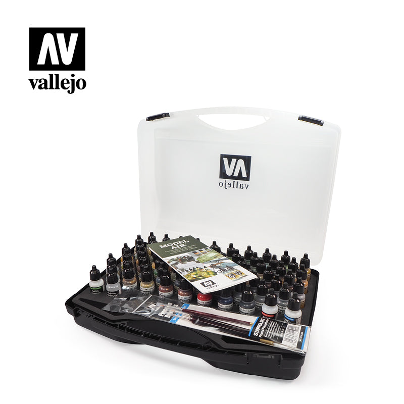 Vallejo Model Air Basic Colours Carry Case Set
