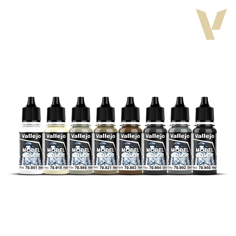 Vallejo Model Color Black and White Set