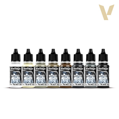 Vallejo Model Color Black and White Set