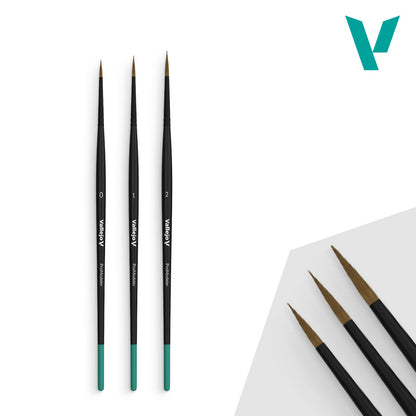 Vallejo Pro Modeller Brush Design Set (0, 1, 2)