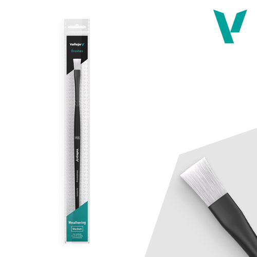 Vallejo Weathering Brush Flat (Medium)