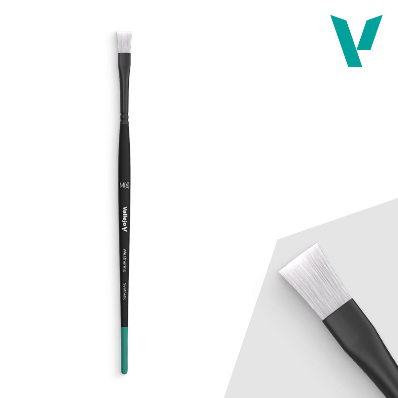 Vallejo Weathering Brush Flat (Medium)