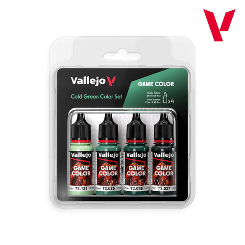 Vallejo Game Color Cold Green Colours Set