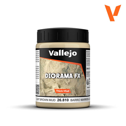 Vallejo Diorama FX Light Brown Mud