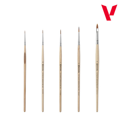 Vallejo Escoda Ultimate Miniature Paint Set and Brushes