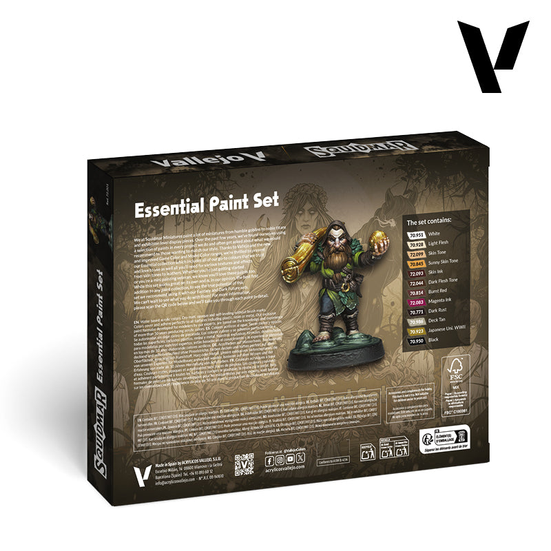 Vallejo Squidmar Essential Paint Set