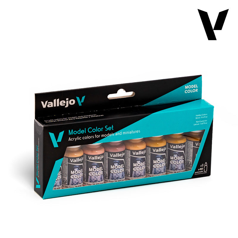 Vallejo Model Color Face and Skin Colours Set