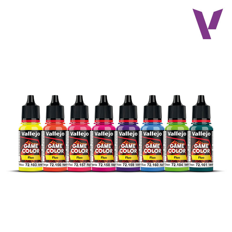 Vallejo Game Color Fluorescent Color Set