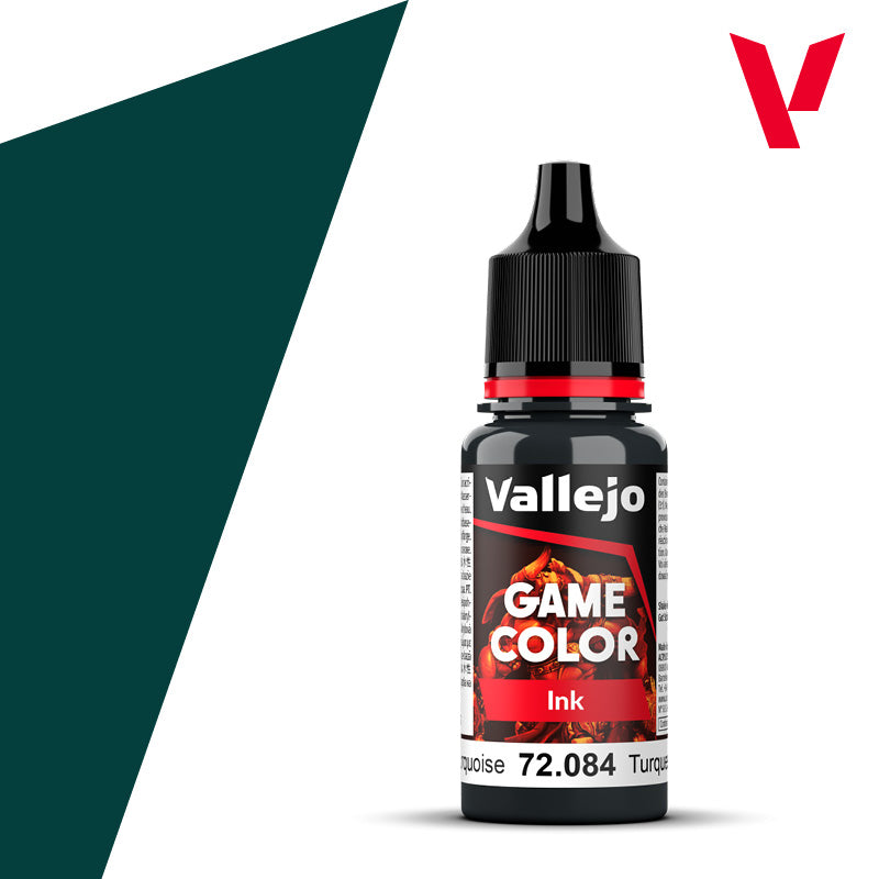 Vallejo Game Ink Dark Turquoise