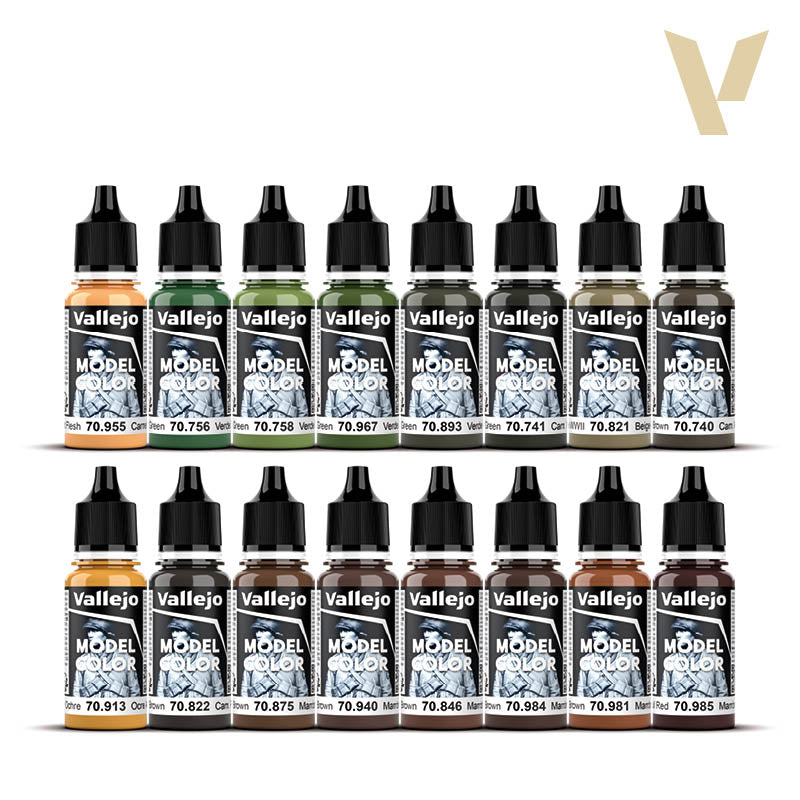Vallejo Model Color German Camouflage Uniforms WWII Set
