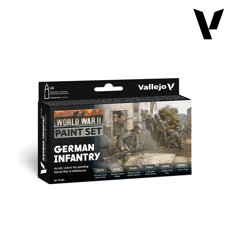 Vallejo Model Color WWII German Infantry Set