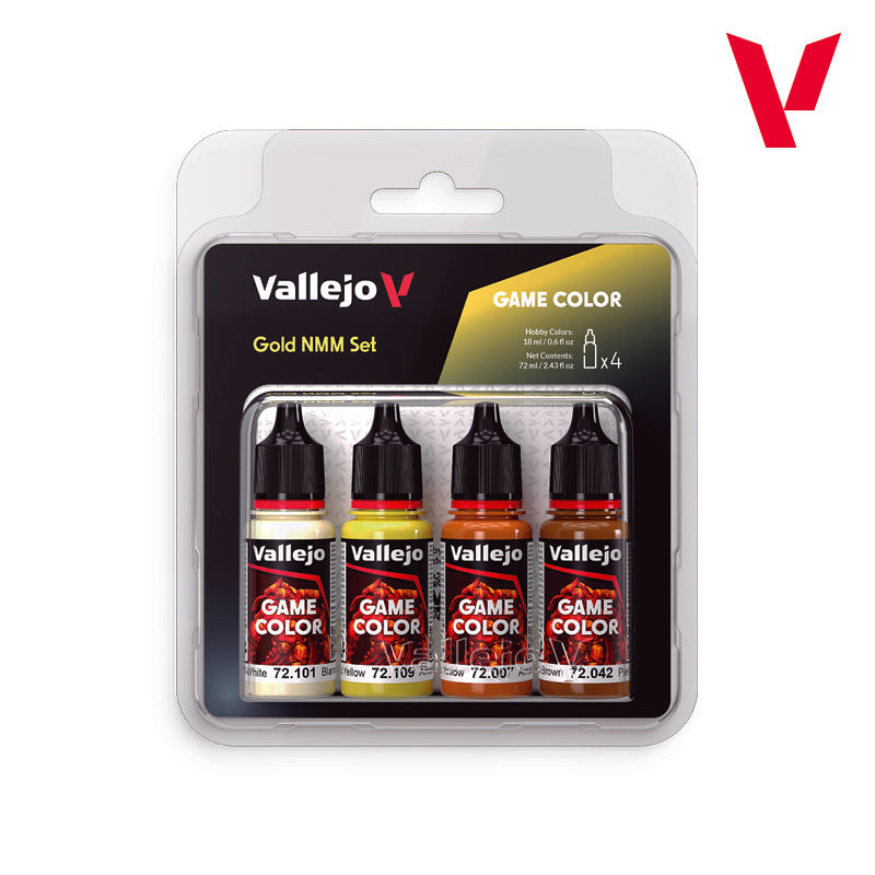 Vallejo Game Color Gold NMM Colours Set