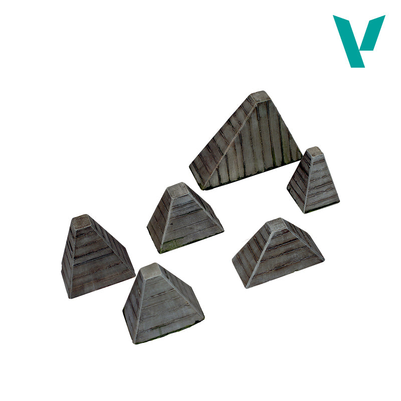 Vallejo Scenics 1/35 Höckerhindernis Anti-Tank Barriers