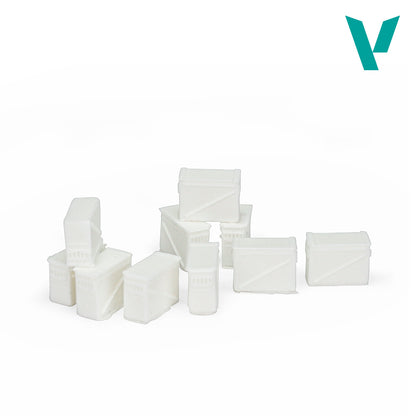 Vallejo Scenics 1/35 Large 12.7mm Ammo Boxes