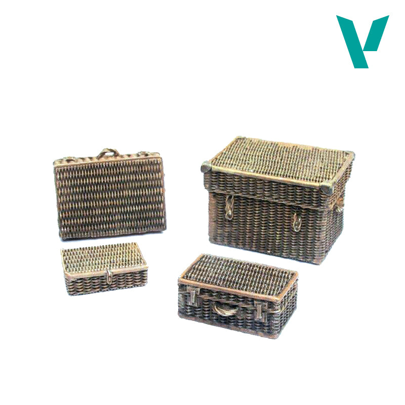 Vallejo Scenics 1/35 Wicker Suitcases