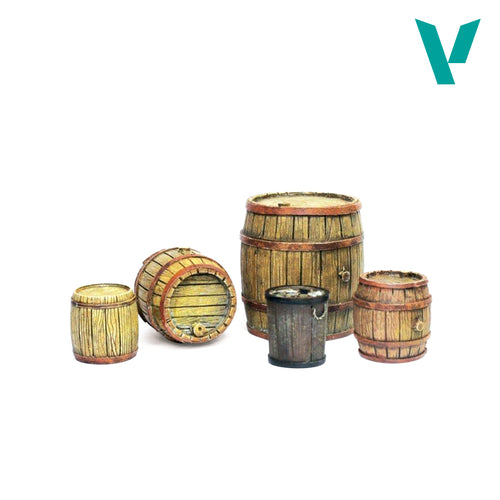 Vallejo Scenics 1/35 Wooden Barrels