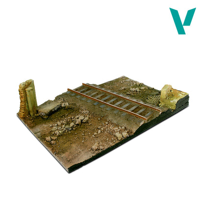 Vallejo Scenics 1/35 Country Railway Crossroads (31x21cm)