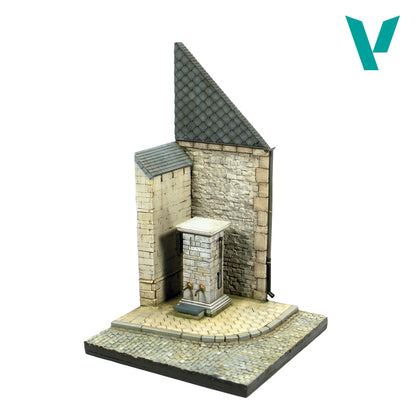 Vallejo Scenics 1/35 Normandy Street Corner with Water Pump