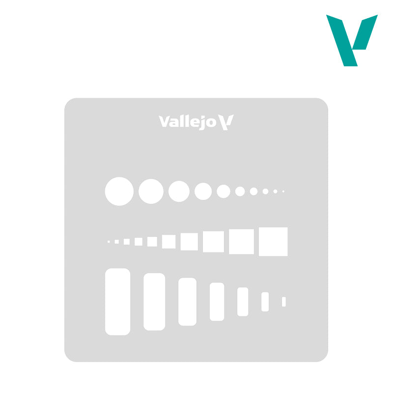 Vallejo Stencils 1/32, 1/48 and 1/72 Access Trap Doors