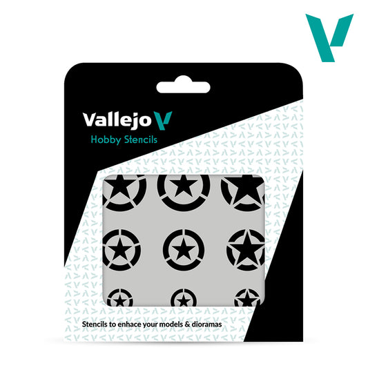 Vallejo Stencils 1/32, 1/48 and 1/72 USAF Marks