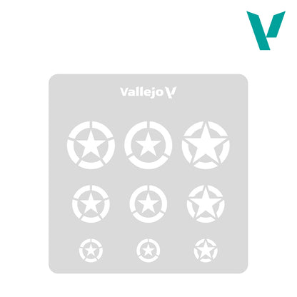 Vallejo Stencils 1/32, 1/48 and 1/72 USAF Marks