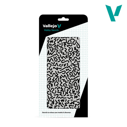 Vallejo Stencils 1/32 Luftwaffe WWII Shingles Camouflage