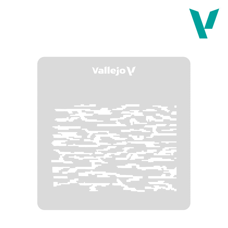 Vallejo Stencils 1/32 Pixelated Modern Camouflage