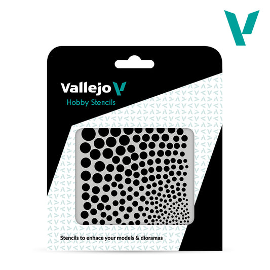 Vallejo Stencils Circle Textures