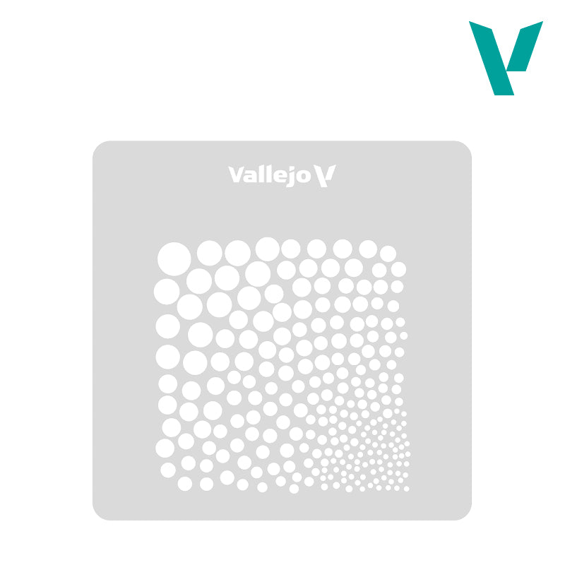 Vallejo Stencils Circle Textures