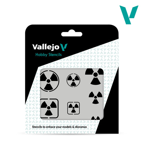 Vallejo Stencils Radioactivity Signs