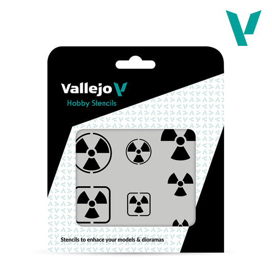 Vallejo Stencils Radioactivity Signs