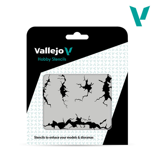 Vallejo Stencils 1/35 Cracked Wall