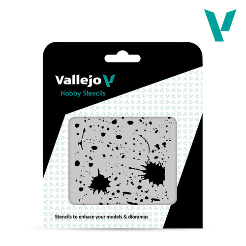 Vallejo Stencils 1/35 Splashes and Stains