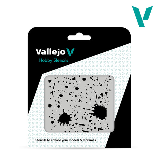 Vallejo Stencils 1/35 Splashes and Stains