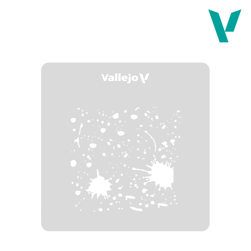 Vallejo Stencils 1/35 Splashes and Stains