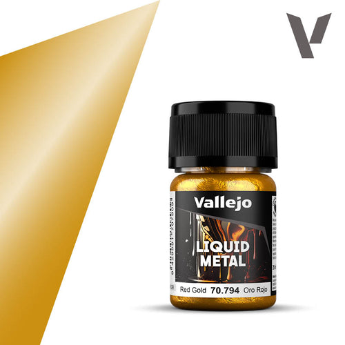 Vallejo Liquid Metal Red Gold
