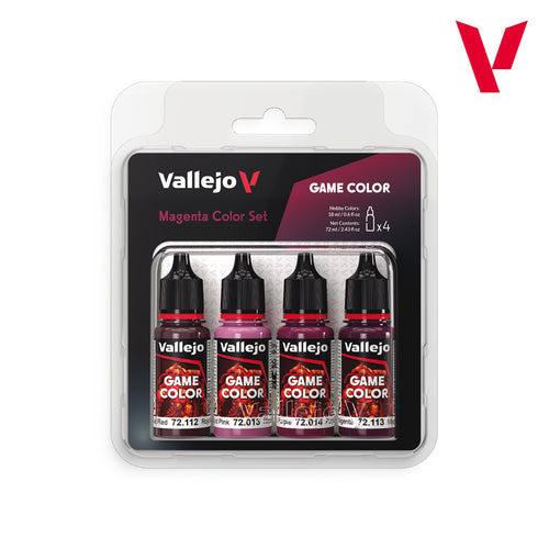 Vallejo Game Color Magenta Colours Set